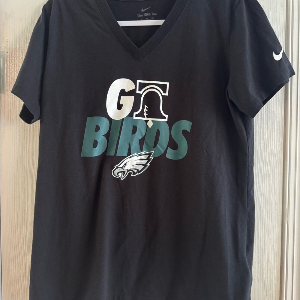 Philadelphia Eagles Nike Black “Go Birds” Crew Neck Tee